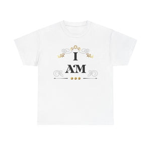 I AM Unisex Heavy Cotton Tee