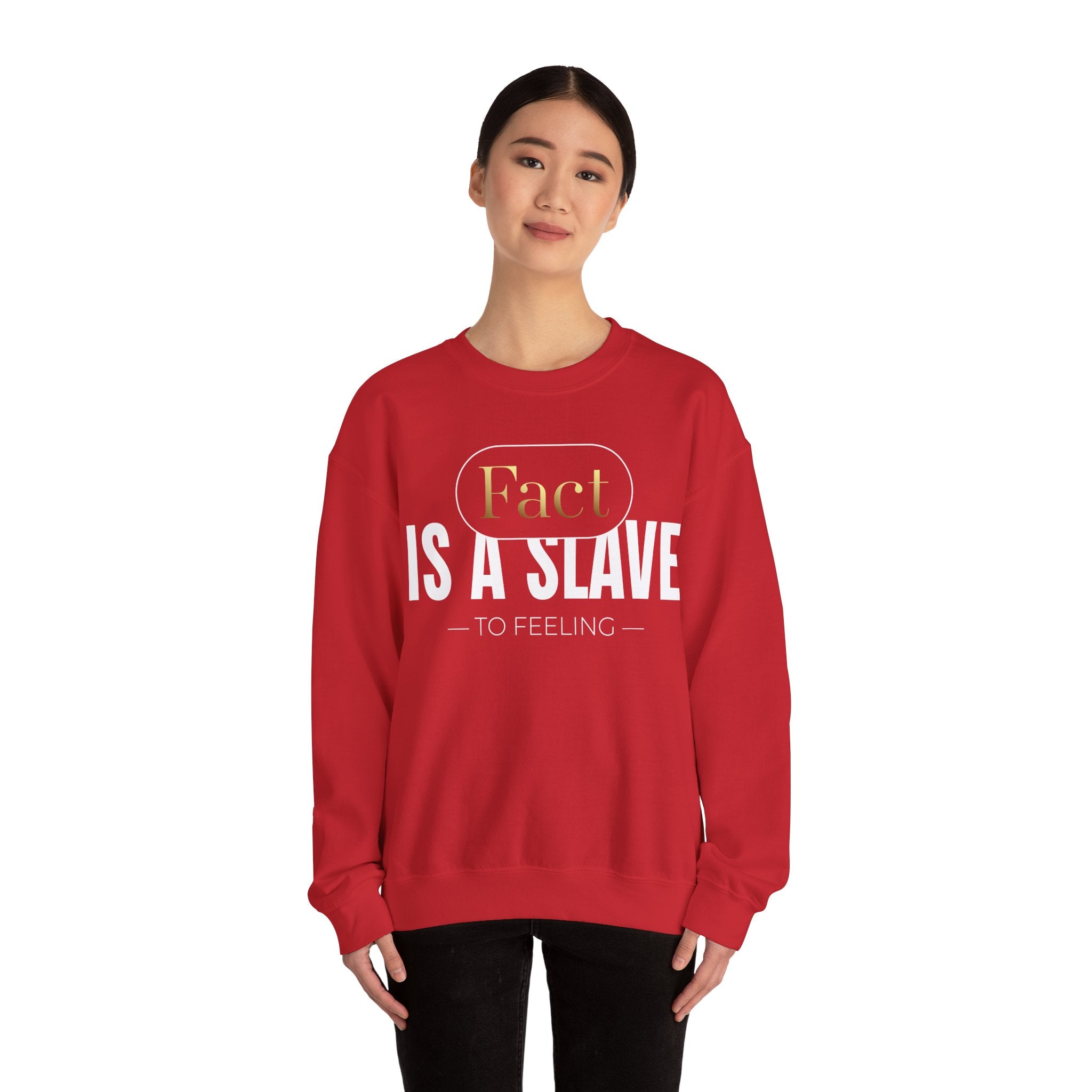 Fact Is A Slave Unisex Heavy Blend™ Crewneck Sweatshirt