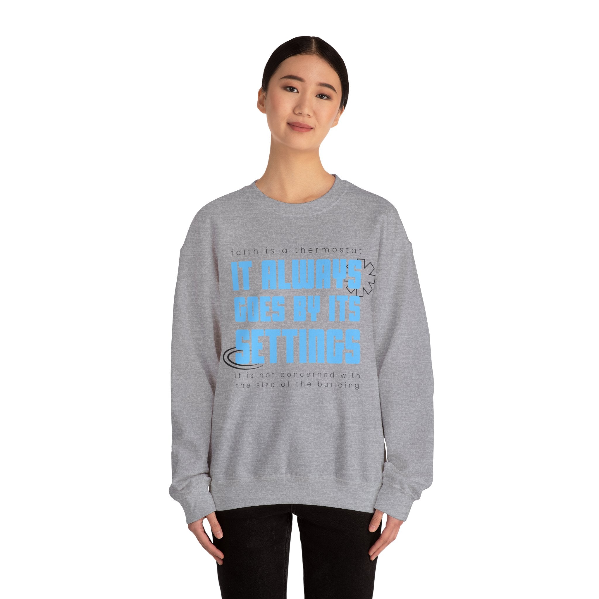 It Always goes Unisex Heavy Blend™ Crewneck Sweatshirt