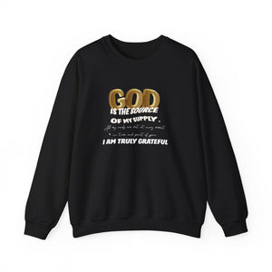 GOD is the Source Unisex Heavy Blend™ Crewneck Sweatshirt