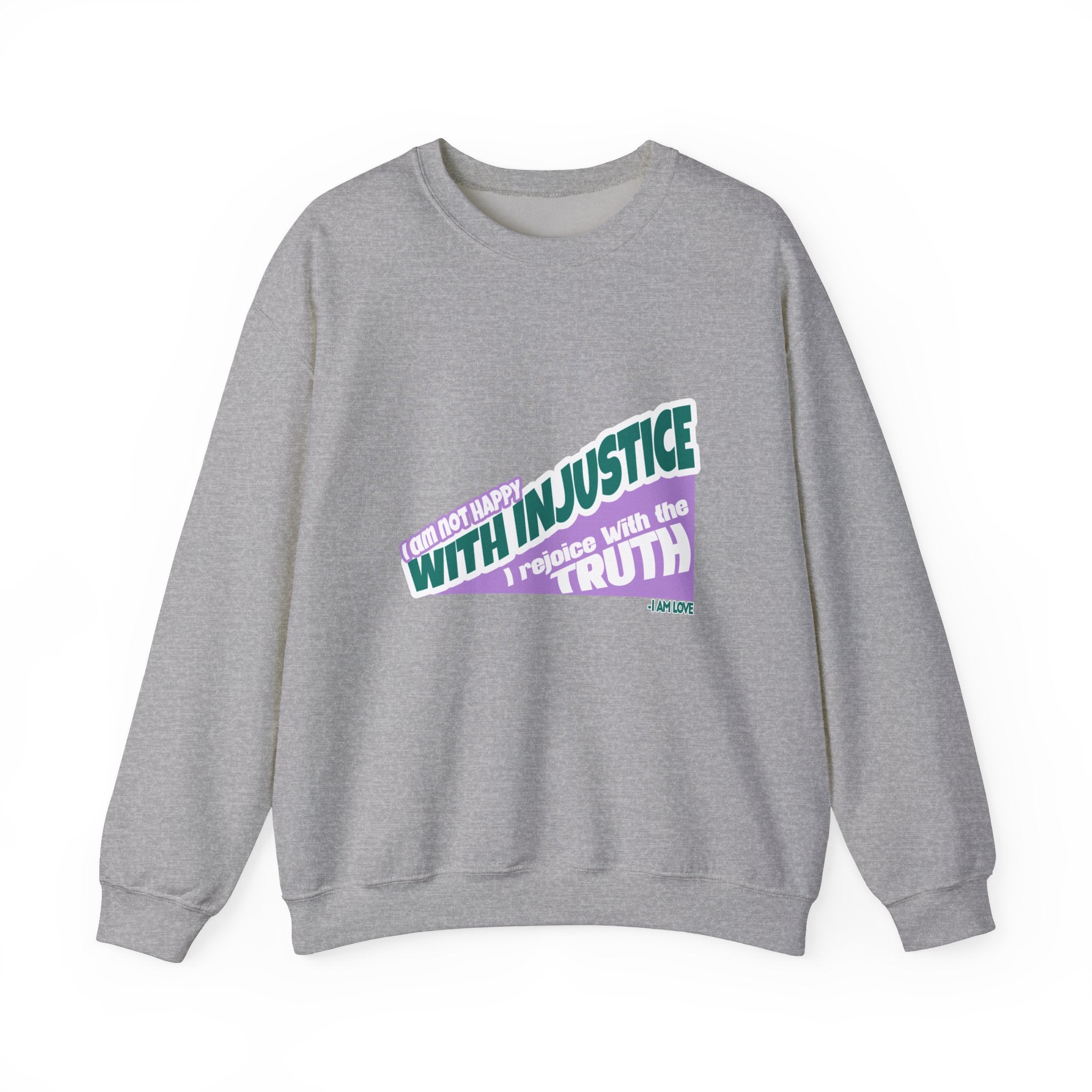 With Injustice Unisex Heavy Blend™ Crewneck Sweatshirt