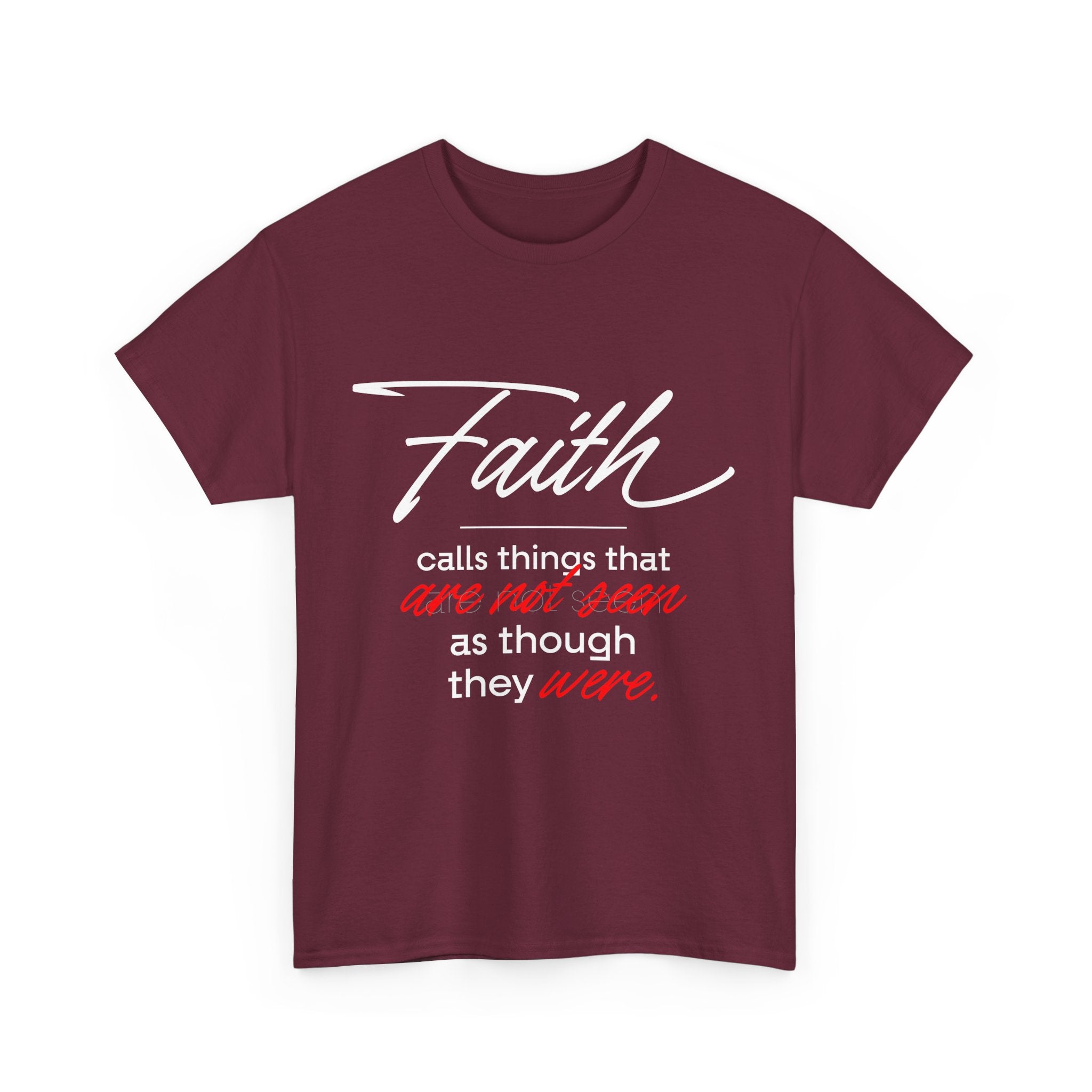 Faith Calls thing Unisex Heavy Cotton Tee