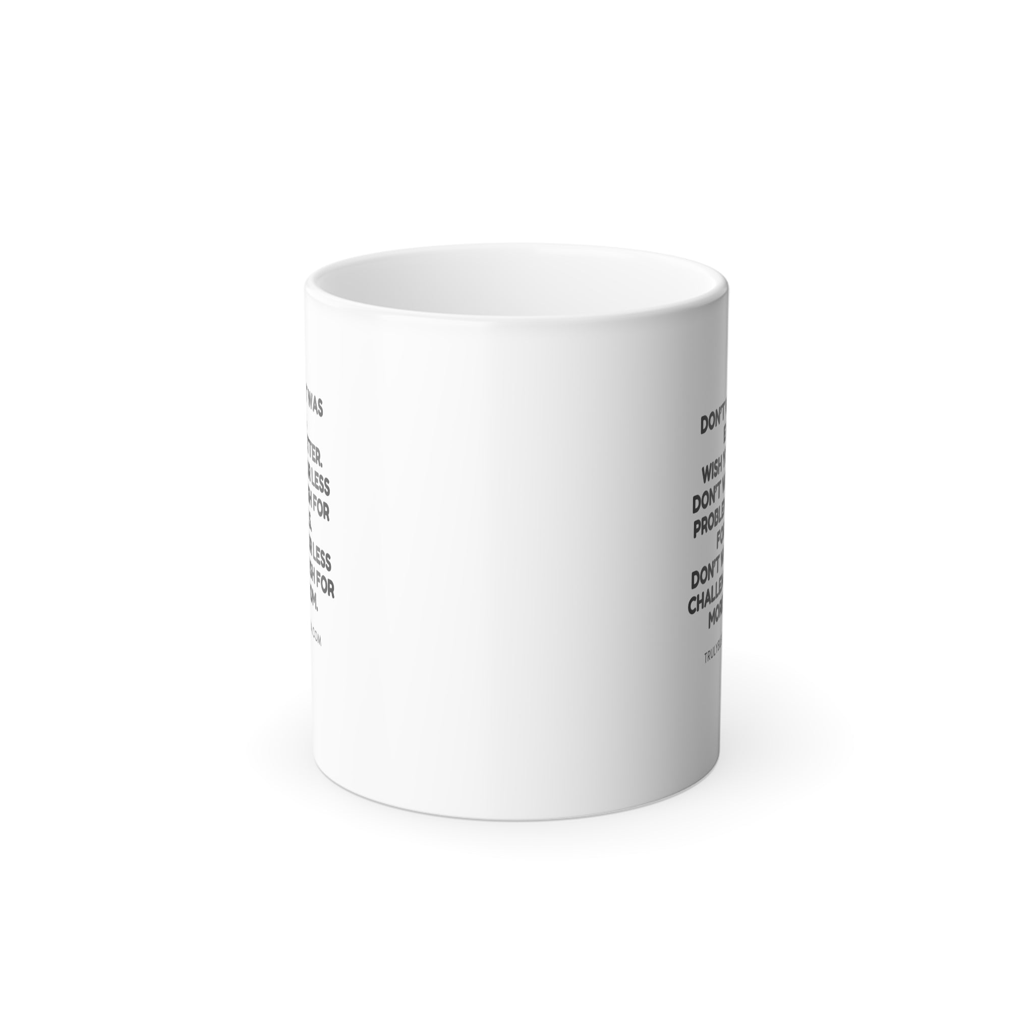 QUOTE COLOR MORPHING Mug, 11oz