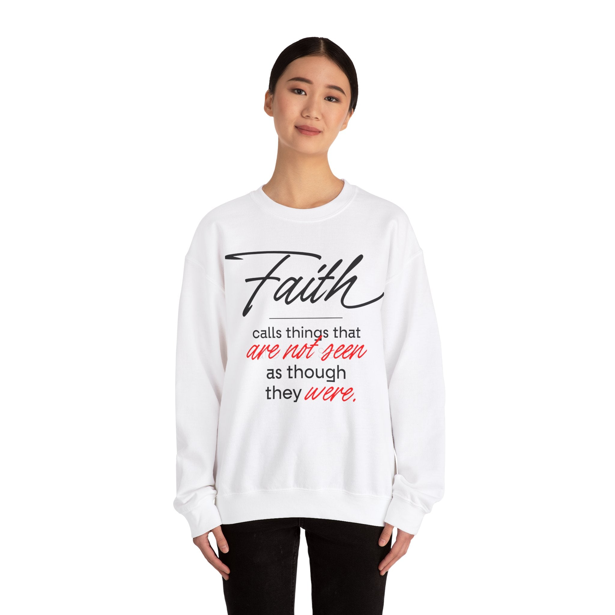 Faith Unisex Heavy Blend™ Crewneck Sweatshirt