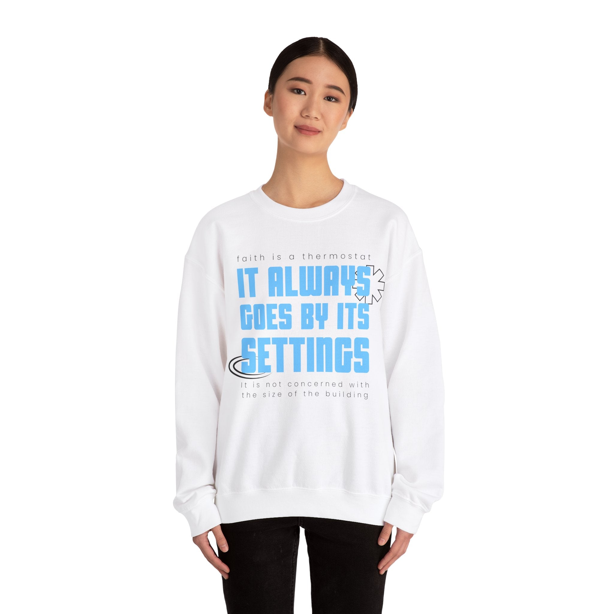 It Always goes Unisex Heavy Blend™ Crewneck Sweatshirt