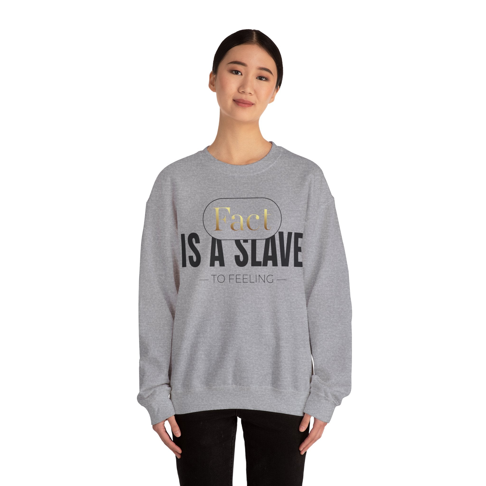 FACT IS A SLAVE Unisex Heavy Blend™ Crewneck Sweatshirt