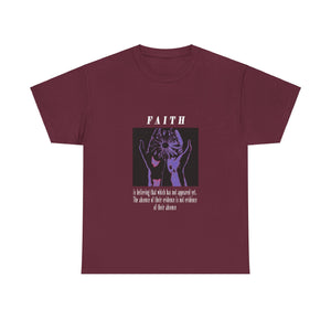 Faith Unisex Heavy Cotton Tee