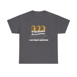 GOD is the source Unisex Heavy Cotton Tee
