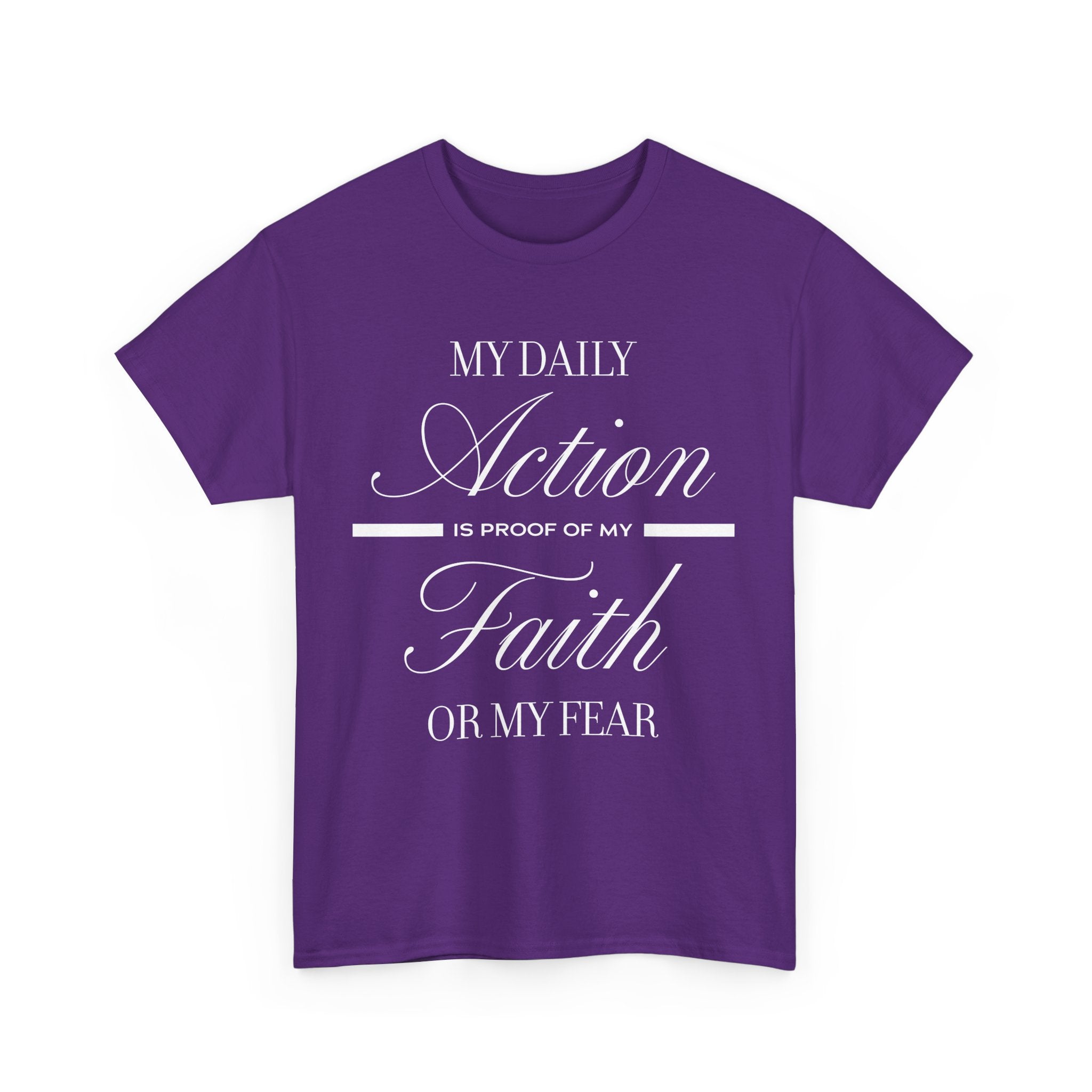 My Daily Action Unisex Heavy Cotton Tee