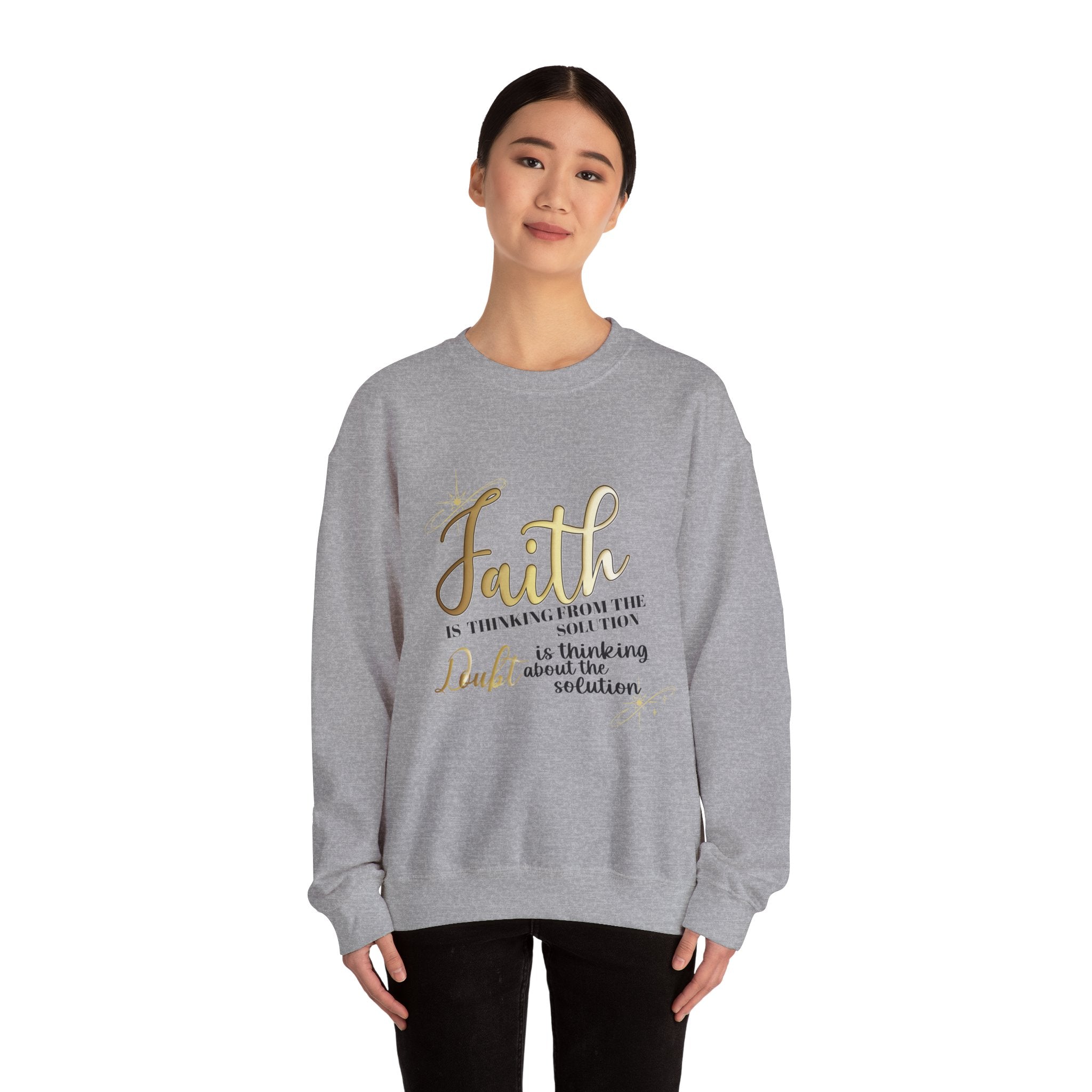 Faith Unisex Heavy Blend™ Crewneck Sweatshirt