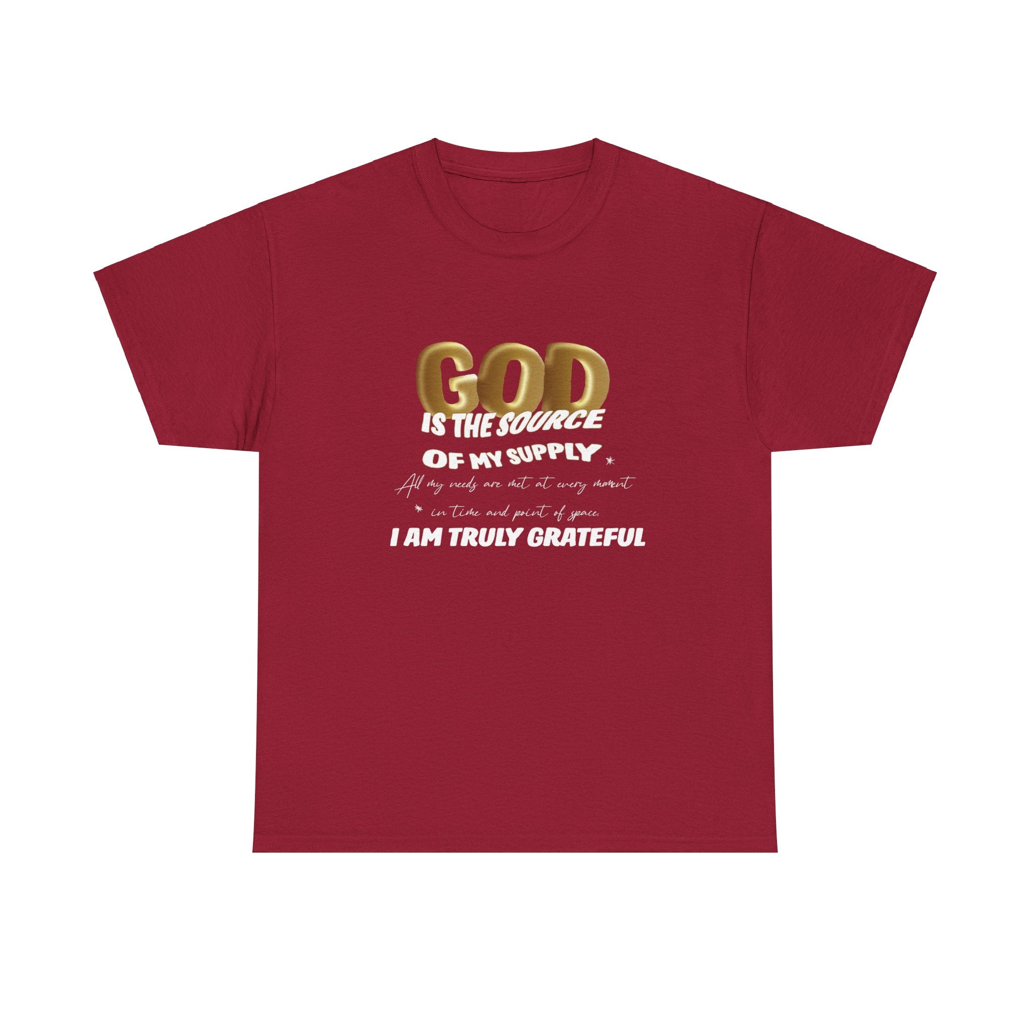 GOD is the source Unisex Heavy Cotton Tee