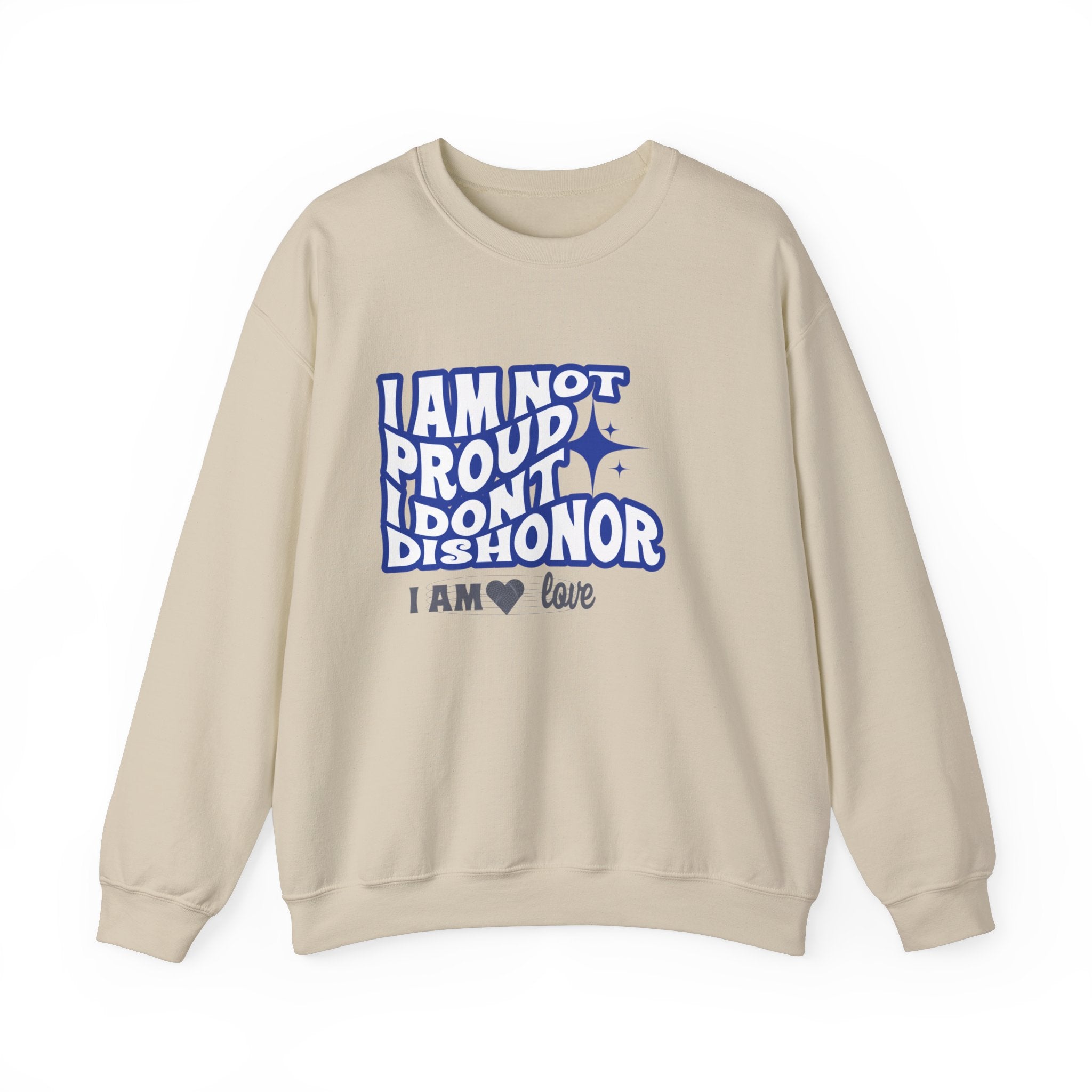 I am not Proud Unisex Heavy Blend™ Crewneck Sweatshirt