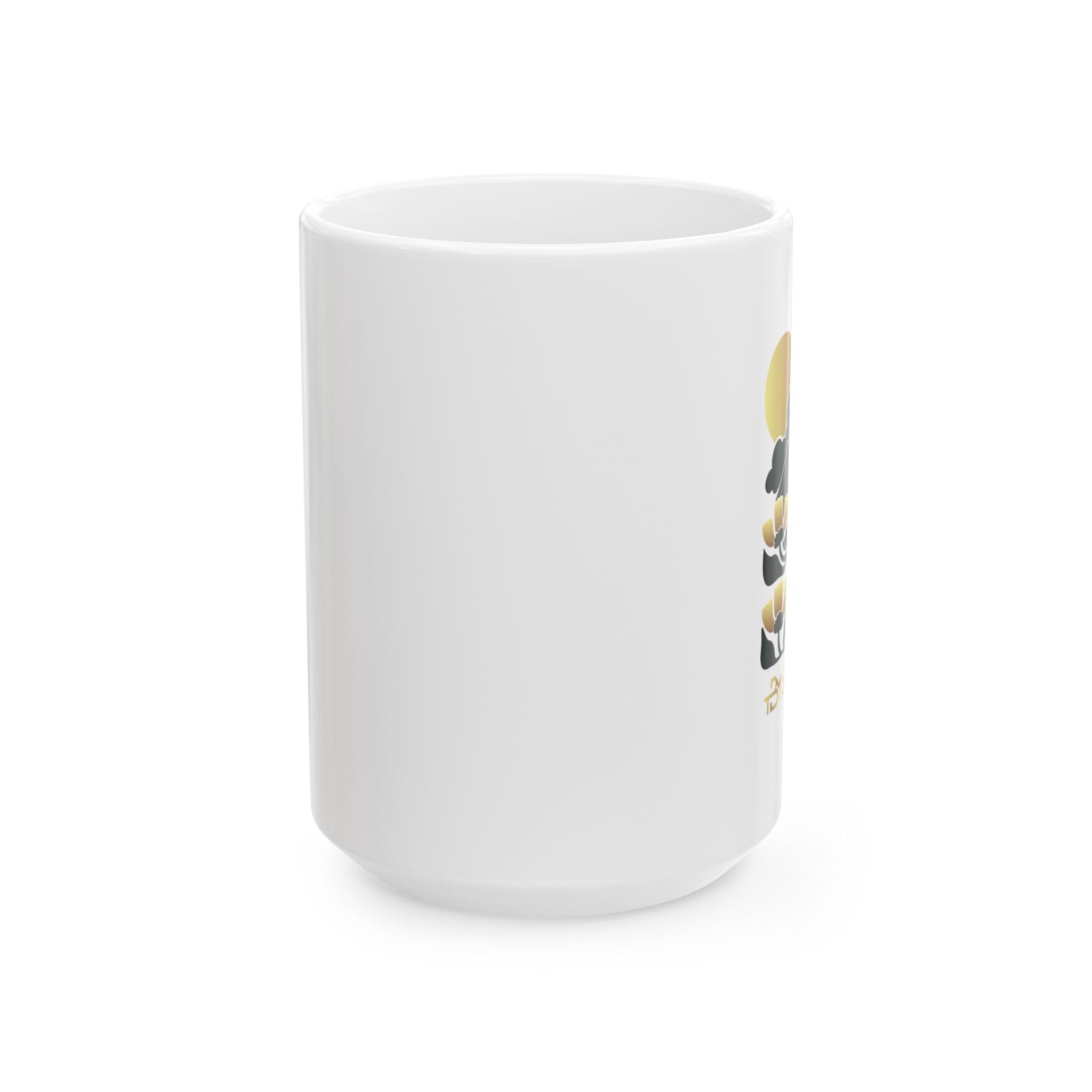 Mug TBM Store Golden Color Design