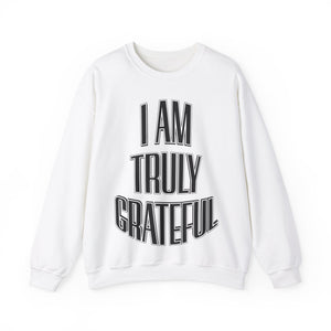 I AM TRULY GRATEFUL Unisex Heavy Blend™ Crewneck Sweatshirt
