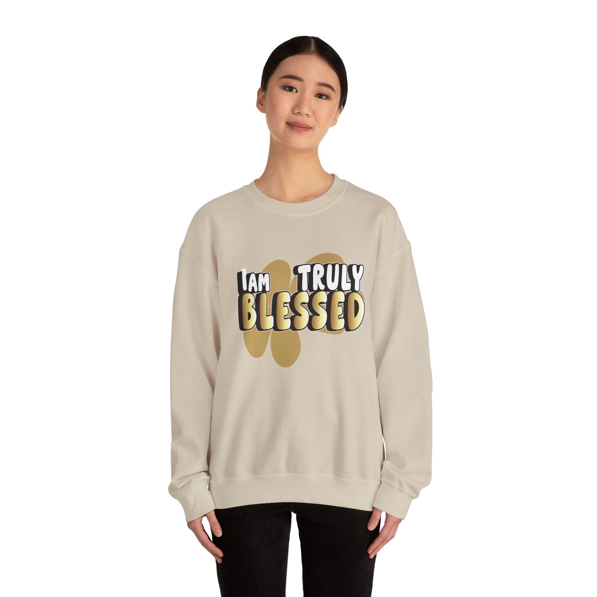 I am truly Blessed Unisex Heavy Blend™ Crewneck Sweatshirt