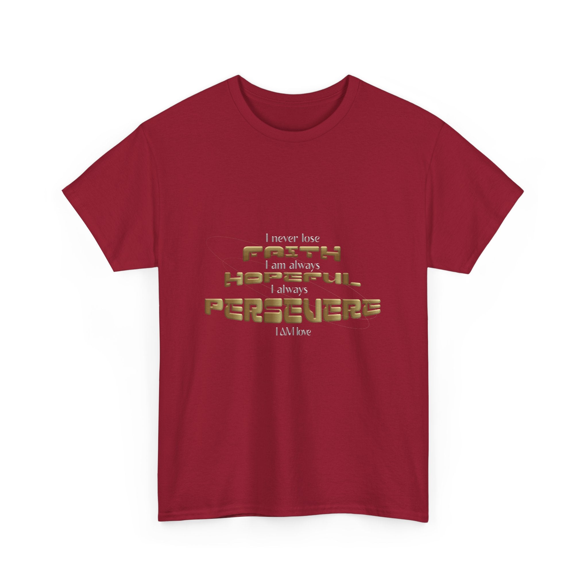 Faith Hopeful Unisex Heavy Cotton Tee
