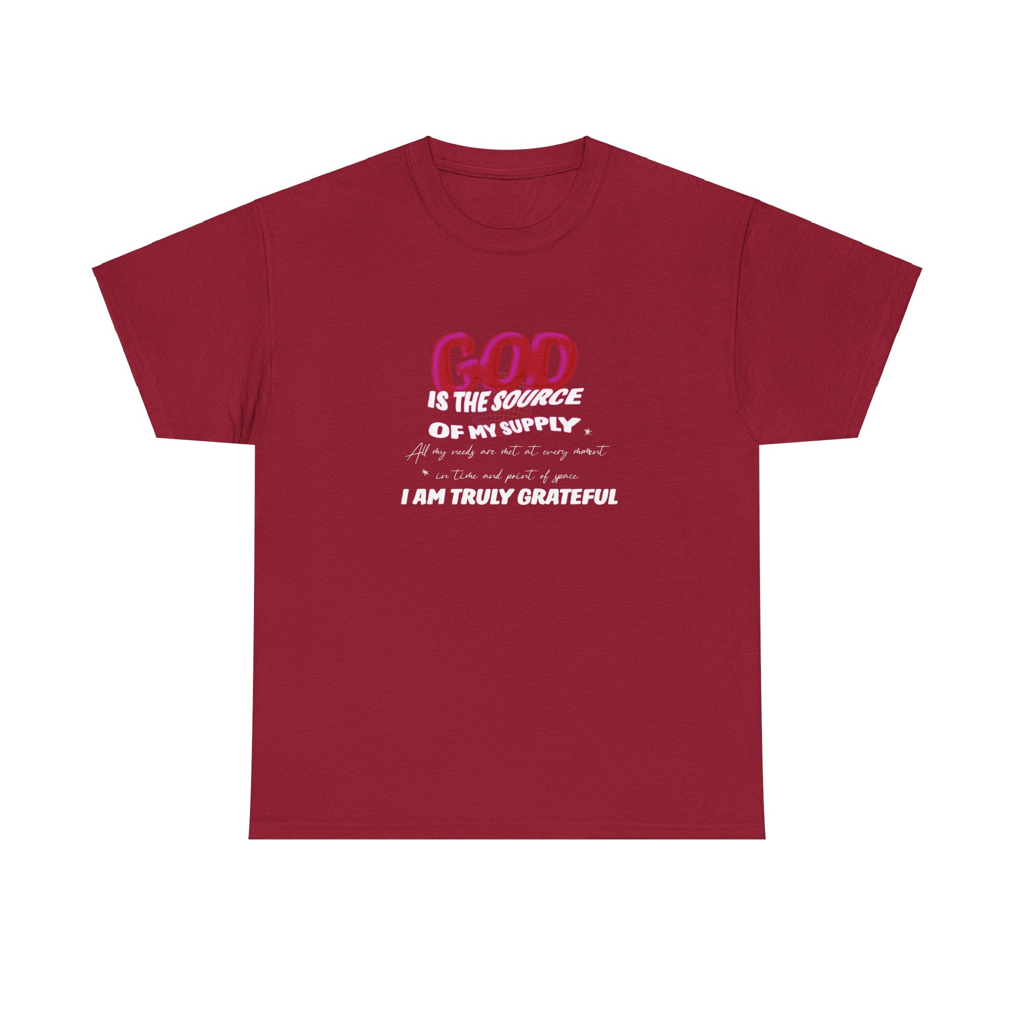 GOD is the Source Unisex Heavy Cotton Tee