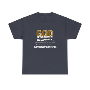 GOD is the source Unisex Heavy Cotton Tee