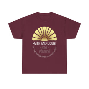 Faith & Doubt Unisex Heavy Cotton Tee