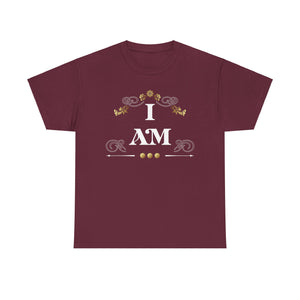 I AM Unisex Heavy Cotton Tee