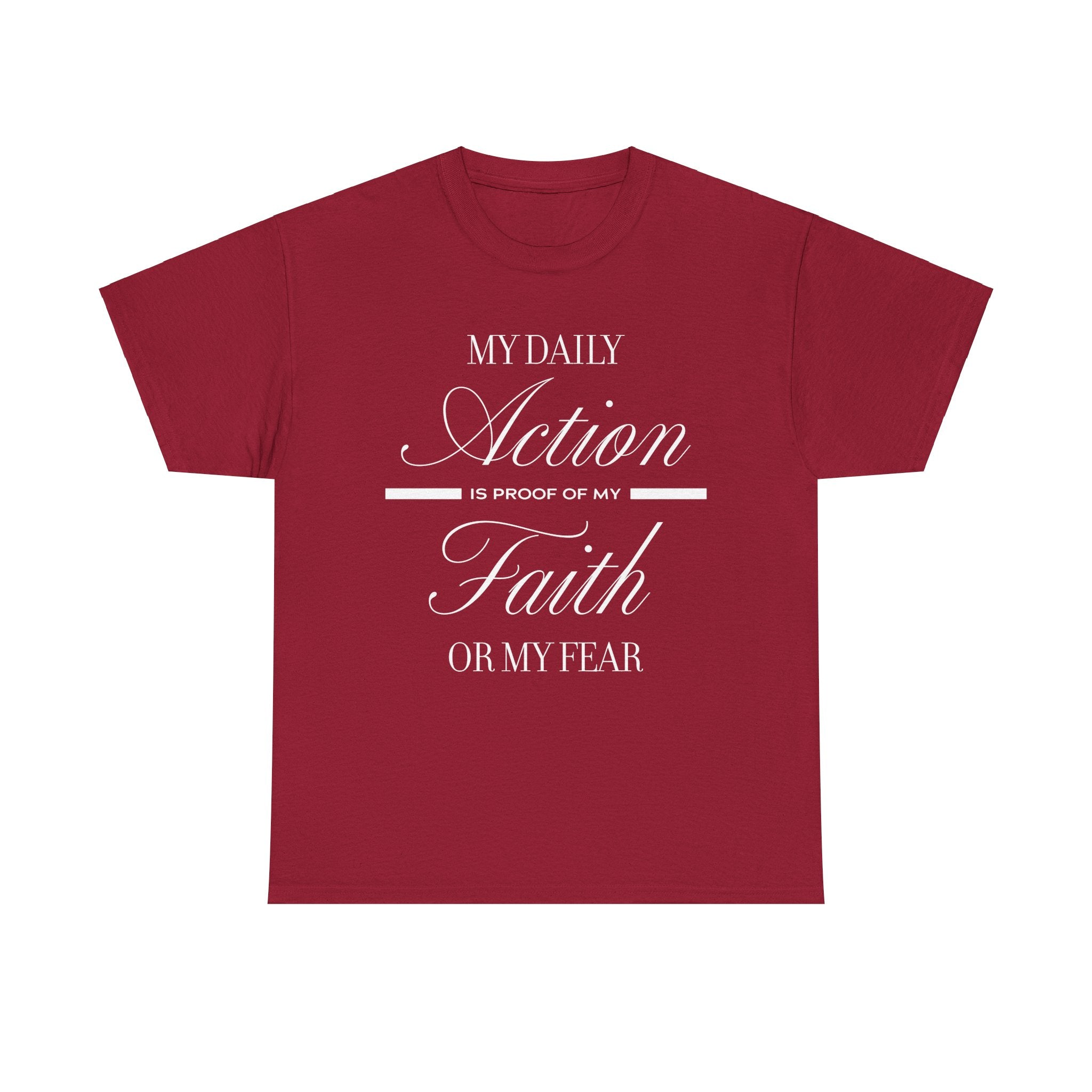 My Daily Action Unisex Heavy Cotton Tee