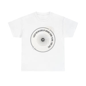 I keep No Record Unisex Heavy Cotton Tee