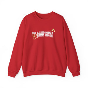I Am Blessed Coming in Unisex Heavy Blend™ Crewneck Sweatshirt