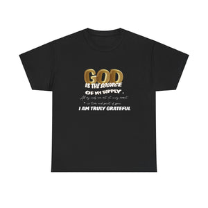 GOD is the source Unisex Heavy Cotton Tee