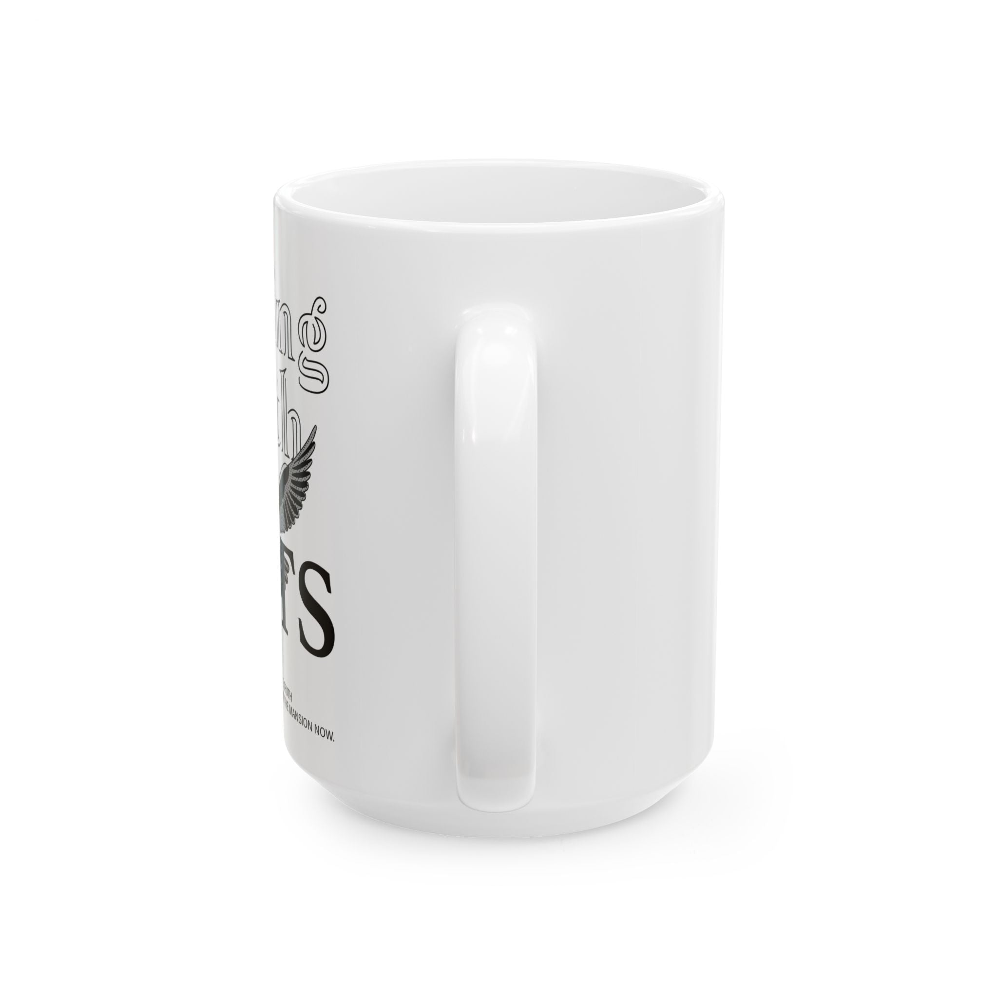 LIVING FAITH Ceramic Mug, (11oz, 15oz)