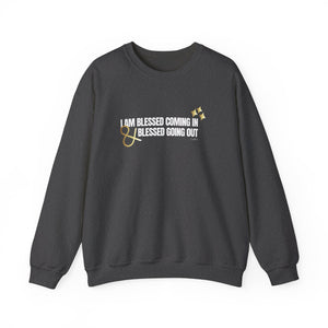 I Am Blessed Coming in Unisex Heavy Blend™ Crewneck Sweatshirt