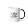 QUOTE COLOR MORPHING Mug, 11oz
