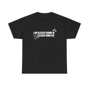 I am Blessed Comng In Unisex Heavy Cotton Tee