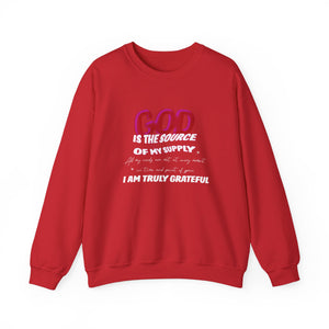GOD is the Source Unisex Heavy Blend™ Crewneck Sweatshirt