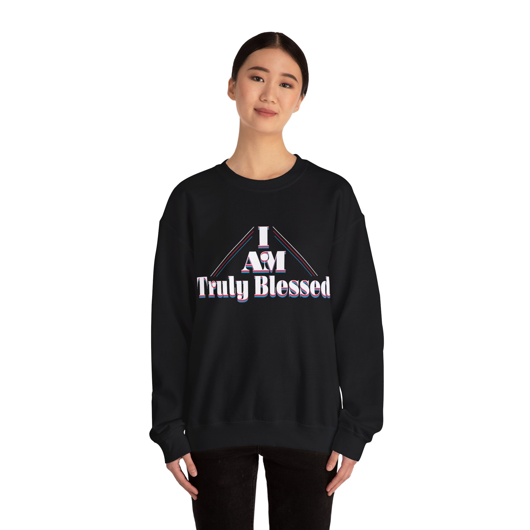 I AM Truly Blessed Unisex Heavy Blend™ Crewneck Sweatshirt