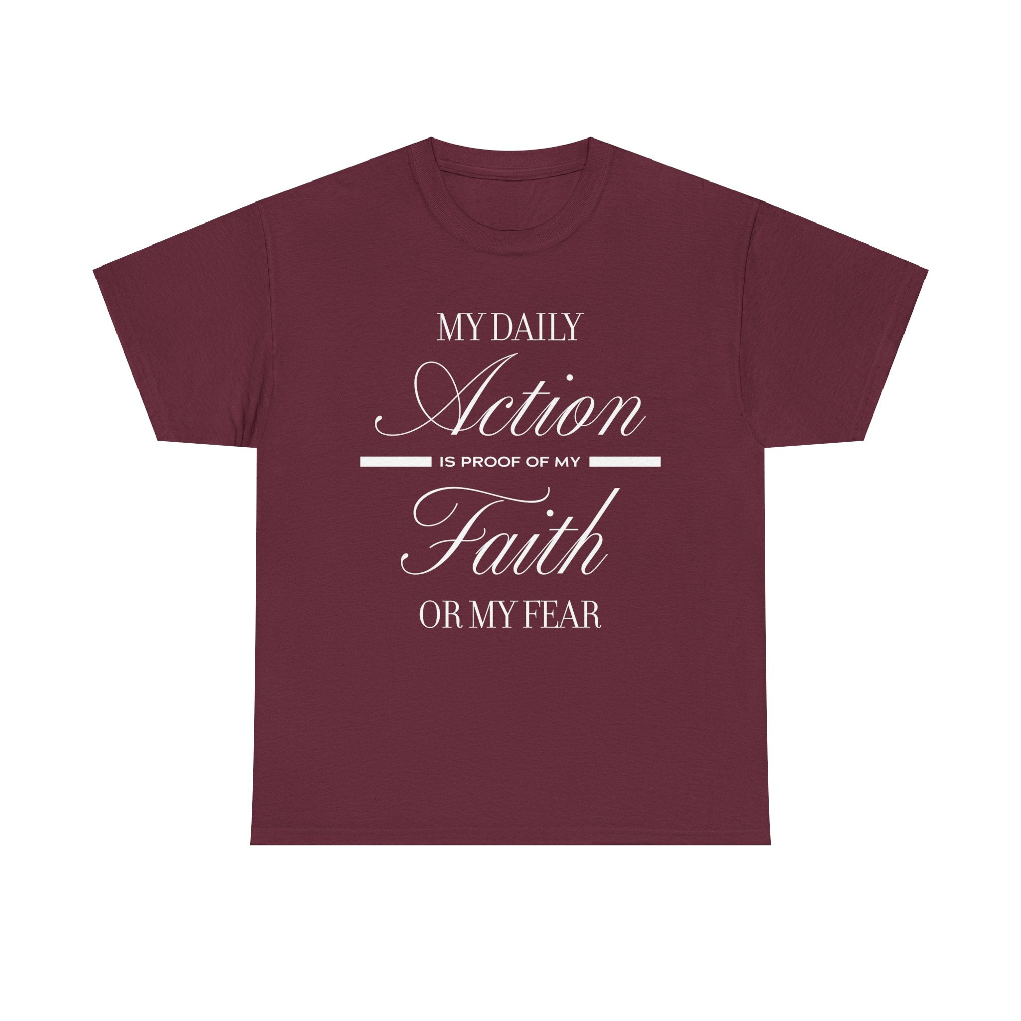 My Daily Action Unisex Heavy Cotton Tee
