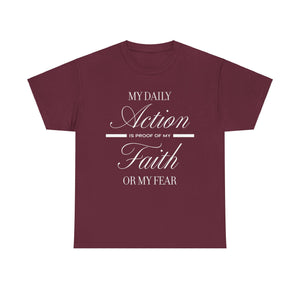My Daily Action Unisex Heavy Cotton Tee
