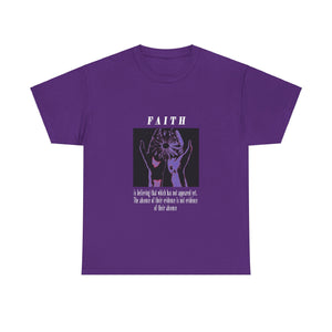 Faith Unisex Heavy Cotton Tee
