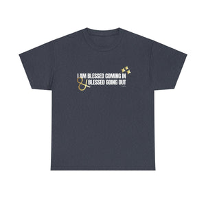 I am Blessed Comng In Unisex Heavy Cotton Tee