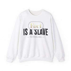 FACT IS A SLAVE Unisex Heavy Blend™ Crewneck Sweatshirt