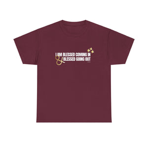 I am Blessed Comng In Unisex Heavy Cotton Tee