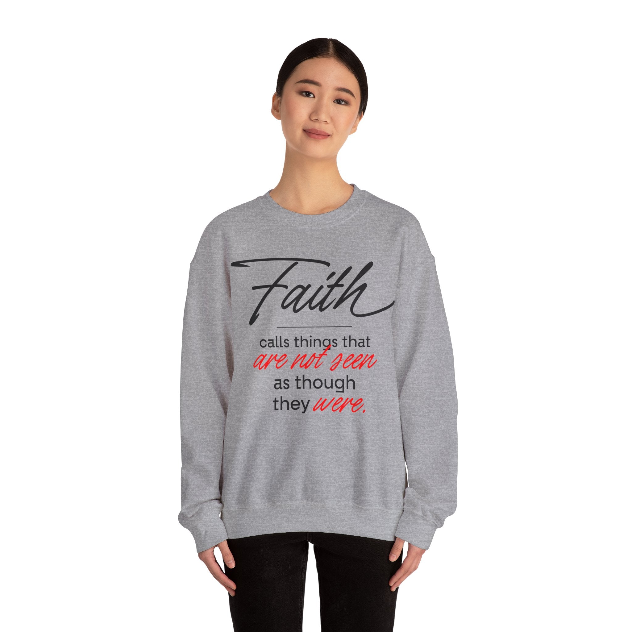 Faith Unisex Heavy Blend™ Crewneck Sweatshirt