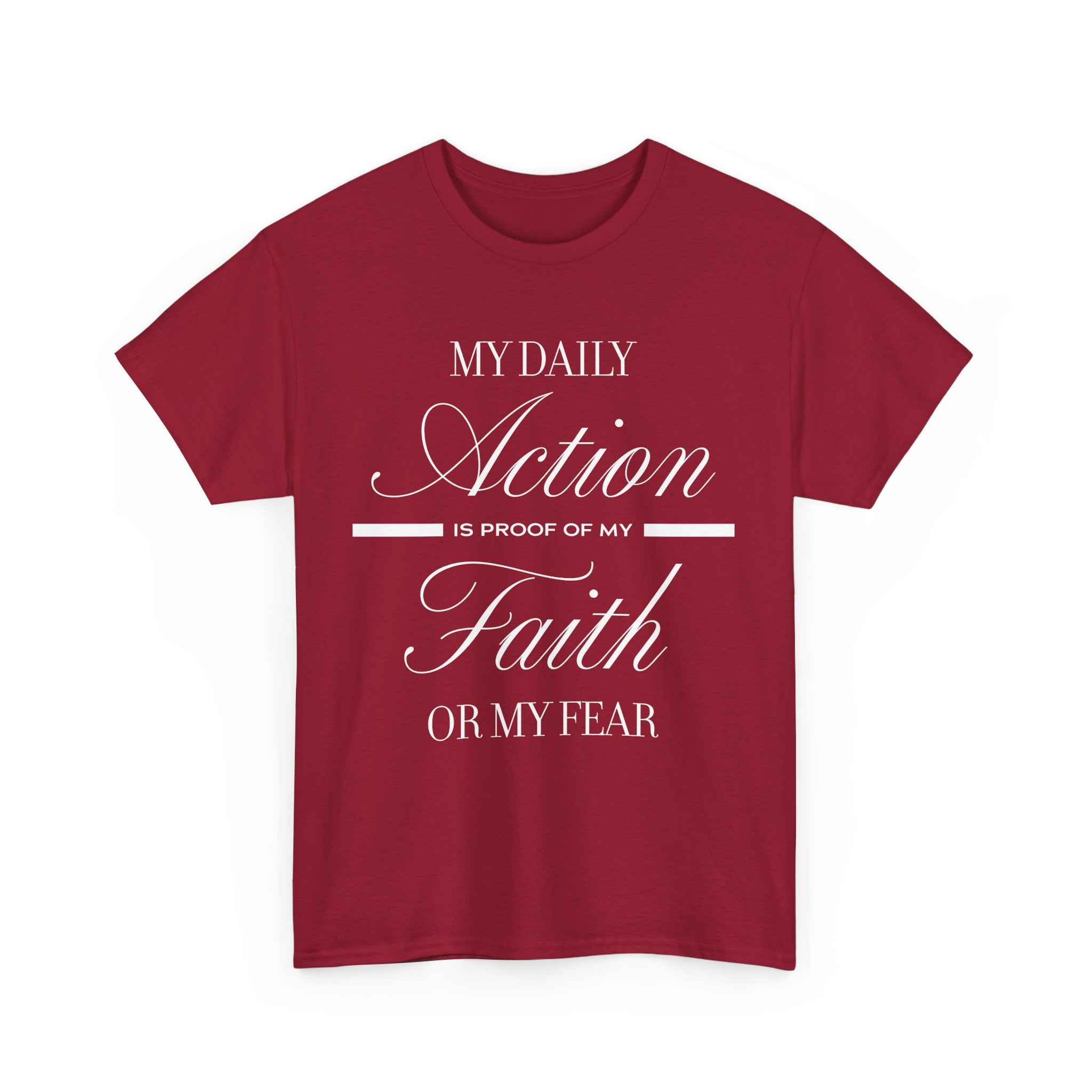 My Daily Action Unisex Heavy Cotton Tee
