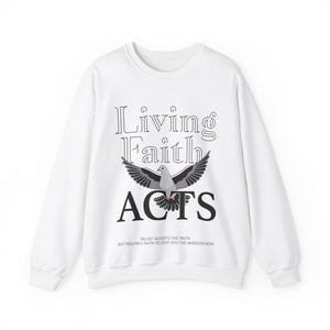 Living faith Unisex Heavy Blend™ Crewneck Sweatshirt