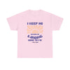 I keep no Record of wrong done to me Unisex Heavy Cotton Tee
