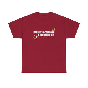 I am Blessed Comng In Unisex Heavy Cotton Tee