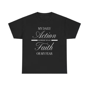 My Daily Action Unisex Heavy Cotton Tee