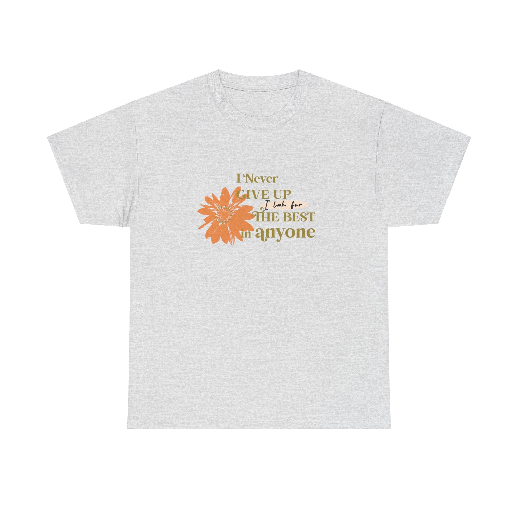 I Never give up Unisex Heavy Cotton Tee