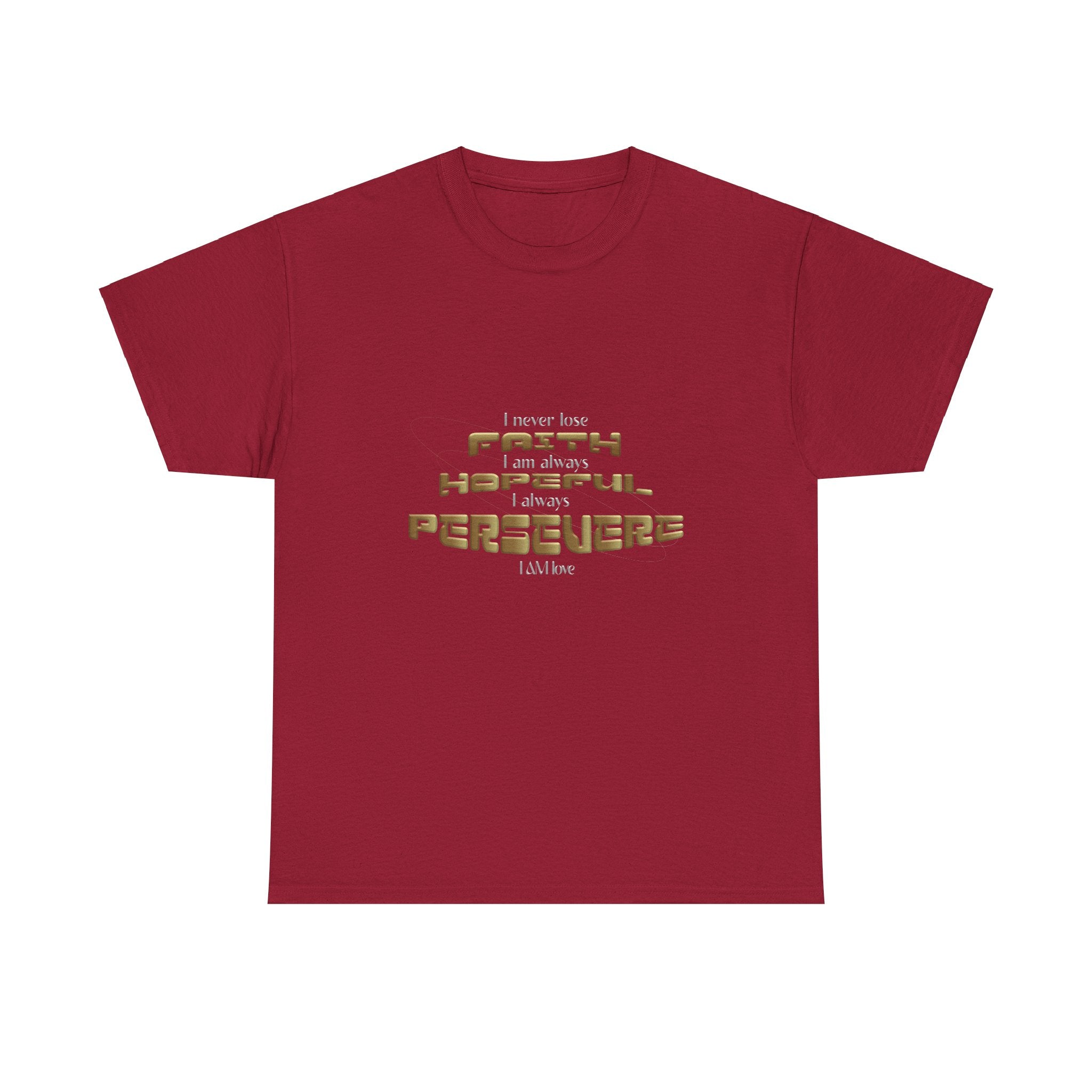 Faith Hopeful Unisex Heavy Cotton Tee