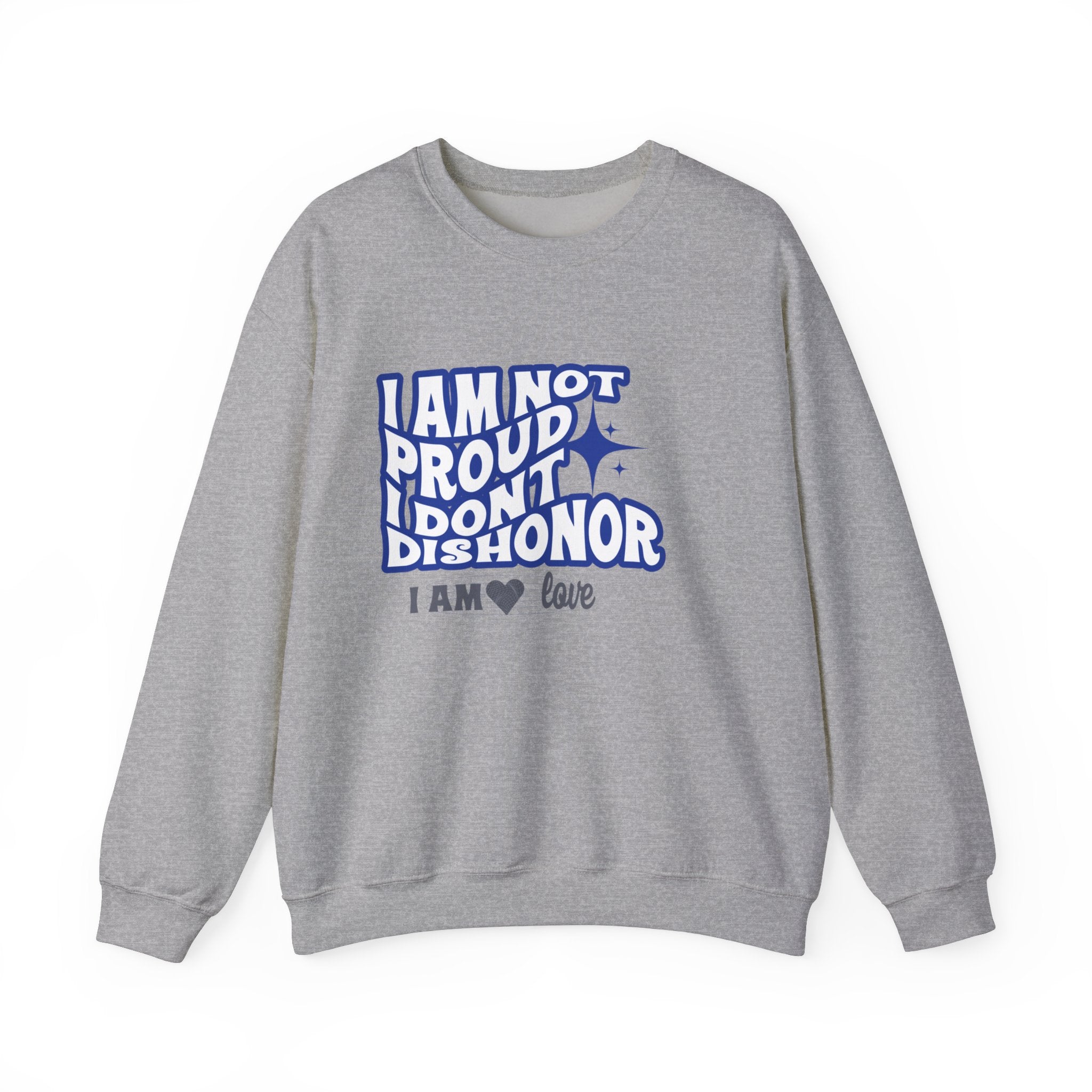 I am not Proud Unisex Heavy Blend™ Crewneck Sweatshirt