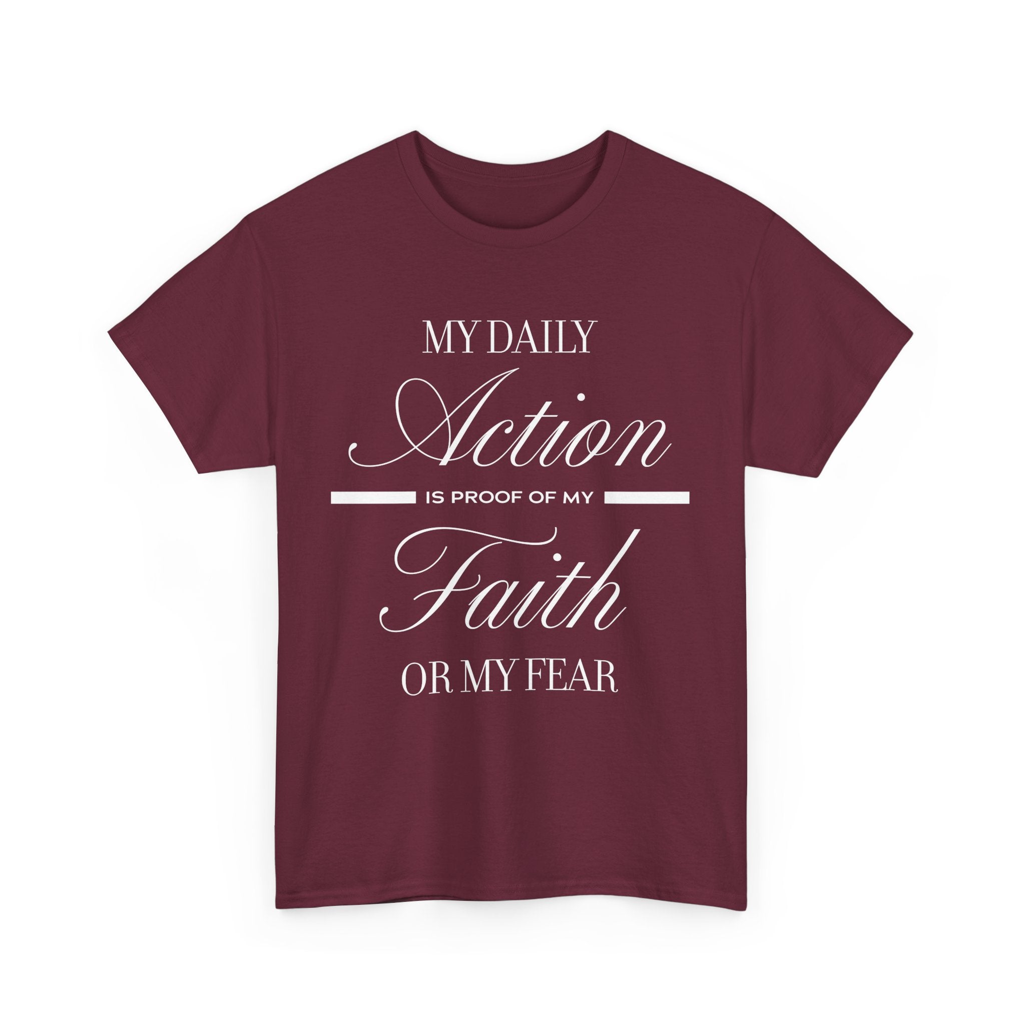 My Daily Action Unisex Heavy Cotton Tee